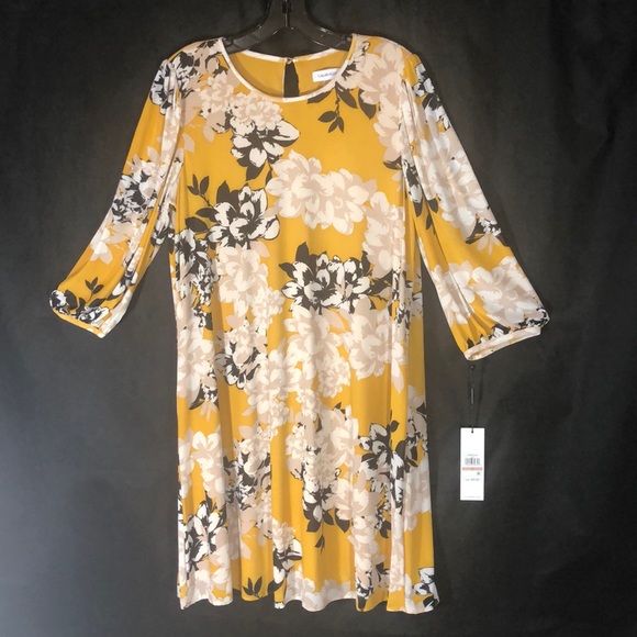 NWT = CALVIN KLEIN, Size 12 , Midi dress. - Picture 4 of 8